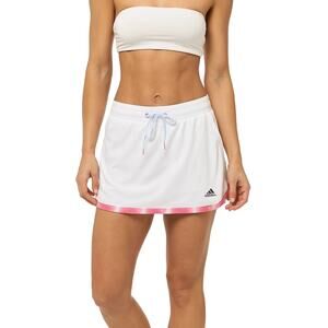 Adidas Climacool Tennis Skirt White/Pink - Women's XL